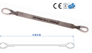 Sling de corda de poliéster certificada CE / GS / ISO9001