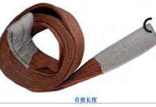 2 toneladas limite de carga de trabalho poliéster Sling Webbing para elevação de carga pesada e soluções de manuseio de materiais