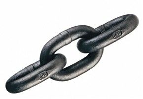 Sling de cadeia de elevação forte WLL 200 kg Diâmetro da cadeia de 6 mm a 32 mm Carga mínima de ensaio de prova 2 vezes o limite de carga de trabalho