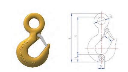 FE Clevis Gancho com Pear Link Guincho Elétrico de Barco com Faixa de Quebra de Carga 7350 Kg Prateado com Zinco Negro