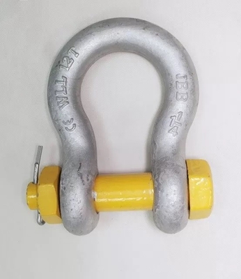 12 Tonne WLL amarelo Anchor de segurança Bow Chain com design tipo parafuso
