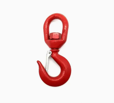A320 Galvanized Chain Crane Hoist – US Type 320A Alloy Steel Drop-Forged Locking Lifting Hook with Safety Latch