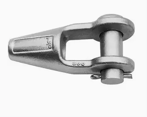 Soquete de cabo de aço galvanizado aberto G416 com pino de chaveta – Solução de rigging de alta resistência