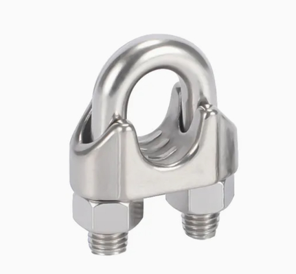 Clipe de Tubo de Cabo de Aço Galvanizado Maleável, Mangueira de Duto, Braçadeira, Parafuso em U SS304 – Solução de Fixação Segura e Durável