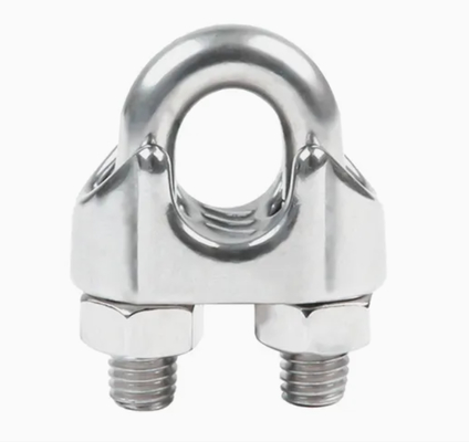 Clipe de Tubo de Cabo de Aço Galvanizado Maleável, Mangueira de Duto, Braçadeira, Parafuso em U SS304 – Solução de Fixação Segura e Durável