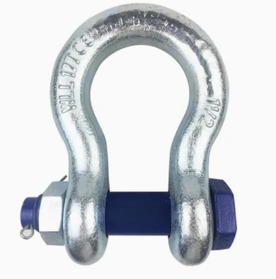 Ferragem de Rigging Tipo US G2130 – Manilha de Arco/Âncora de Alta Resistência com Parafuso de Segurança e Porca