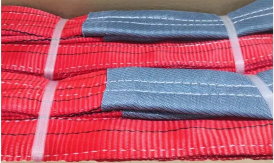En 1492-2 Certificado 10 toneladas de poliéster Flat Eye & Eye Webbing Sling Super Força e Segurança
