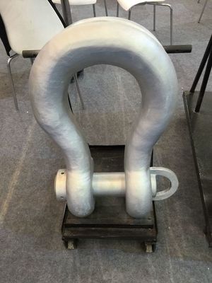 ASME B30.26 Tipo de arco de grilhão, prata pintada, personalizável