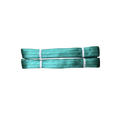 Fittings de extremidade plana de olhos Sling de fibra de poliéster com capacidade de elevação de 2T e resistência de trabalho de 2000 kg