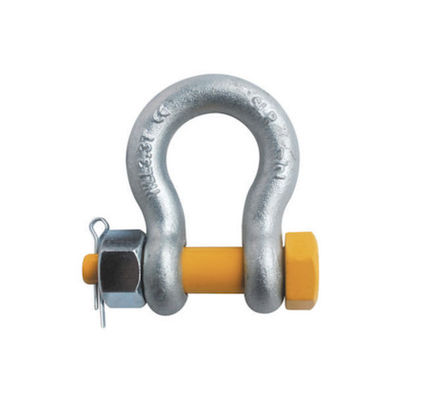 A segurança de aço Pin Bow Wide Body Shackles 1,25 polegadas 12 toneladas