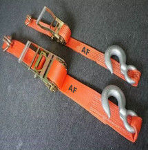 Limite de carga de trabalho 833 lbs ratchet amarras com S-hooks e poliéster durável material