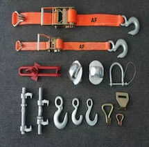 Limite de carga de trabalho 833 lbs ratchet amarras com S-hooks e poliéster durável material