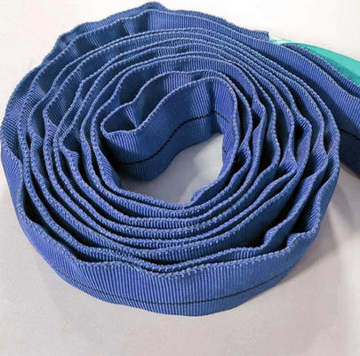 Sling de fibra de poliéster azul de alta tenacidade Largura 240 mm