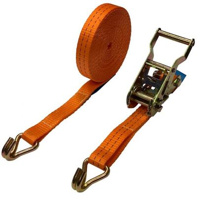 Limite de carga de trabalho 833 lbs ratchet amarras com S-hooks e poliéster durável material