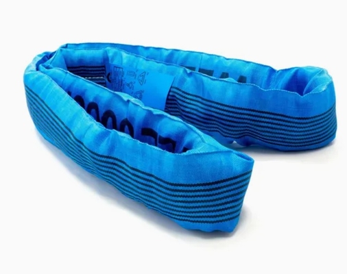 Cinta Tubular de Poliéster Sem Fim de 12 Toneladas, 10,0 Metros, Flexibilidade Superior para Içamento Complexo