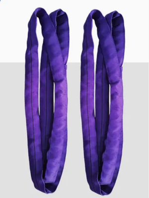 1 Tonne Eye & Eye Polyester Round Sling A solução definitiva para levantar objetos pesados de forma segura e eficiente
